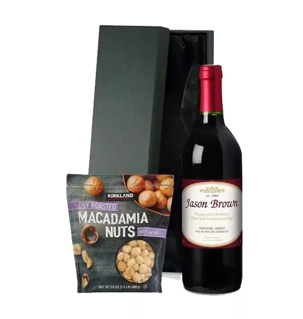 Entertaining Wine N Nuts Combo