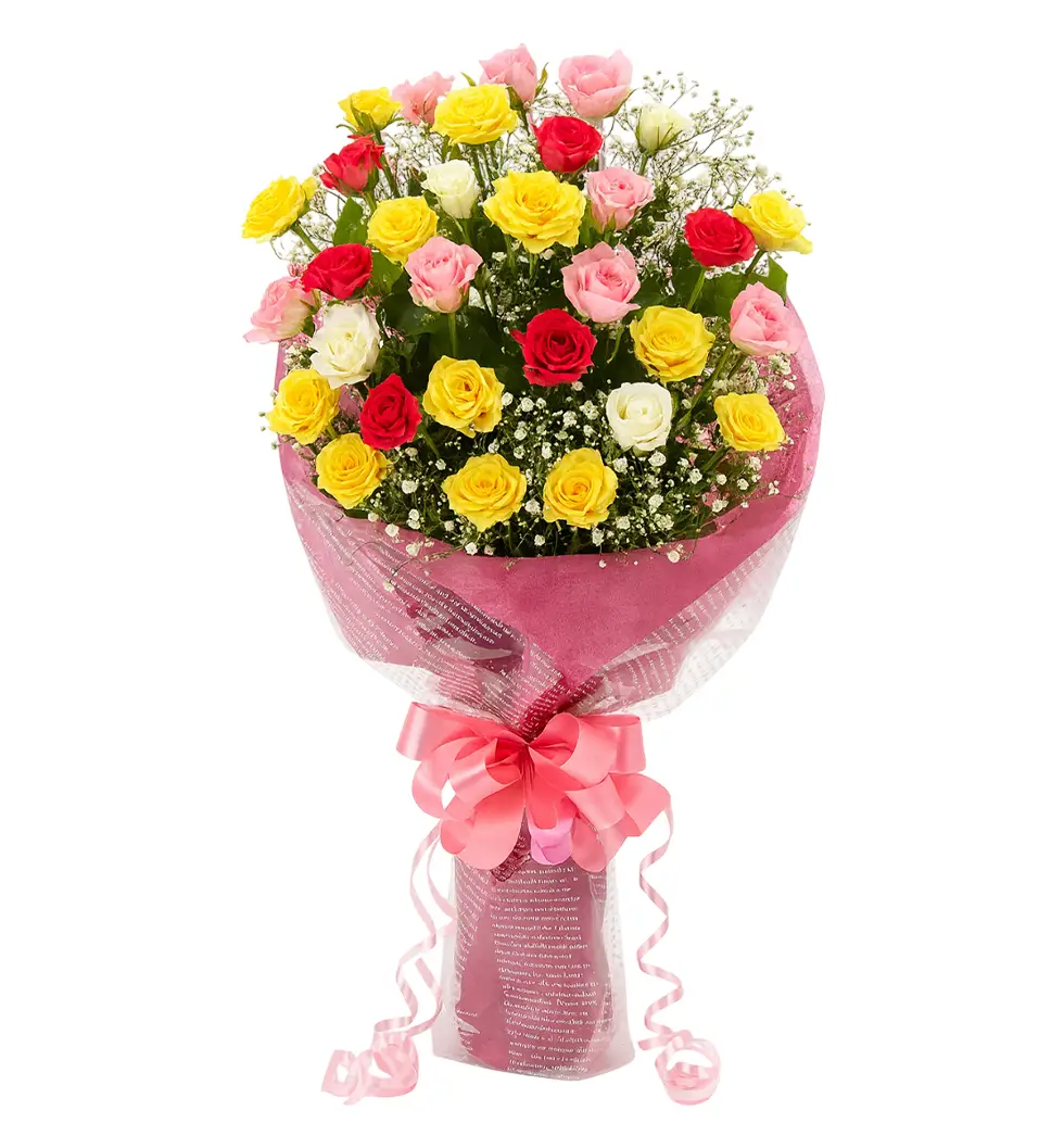 Color Symphony Spray Rose Bouquet