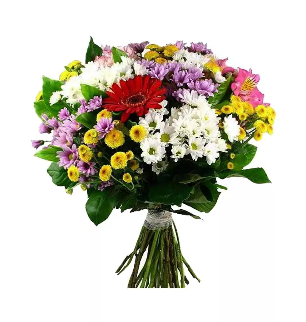 Vibrant Yellow Flowers Arrangement