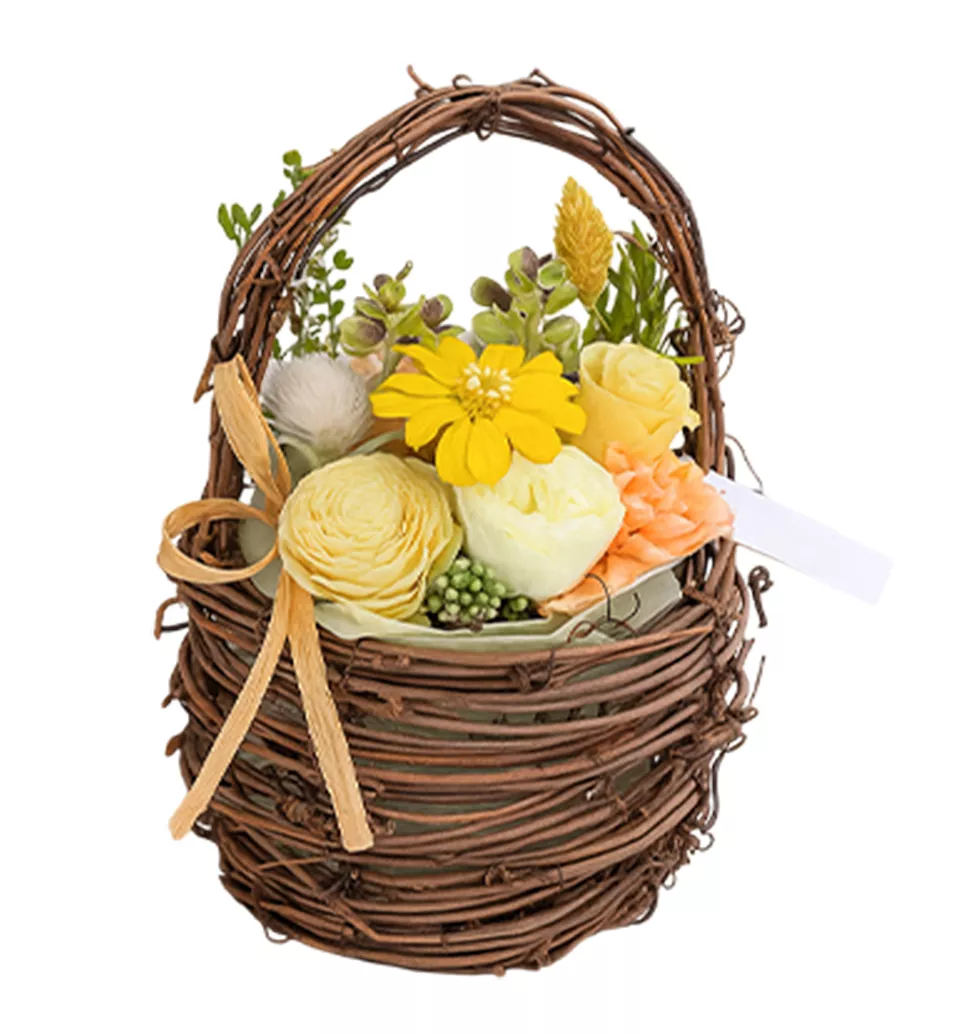 Vibrant Nature-Inspired Basket