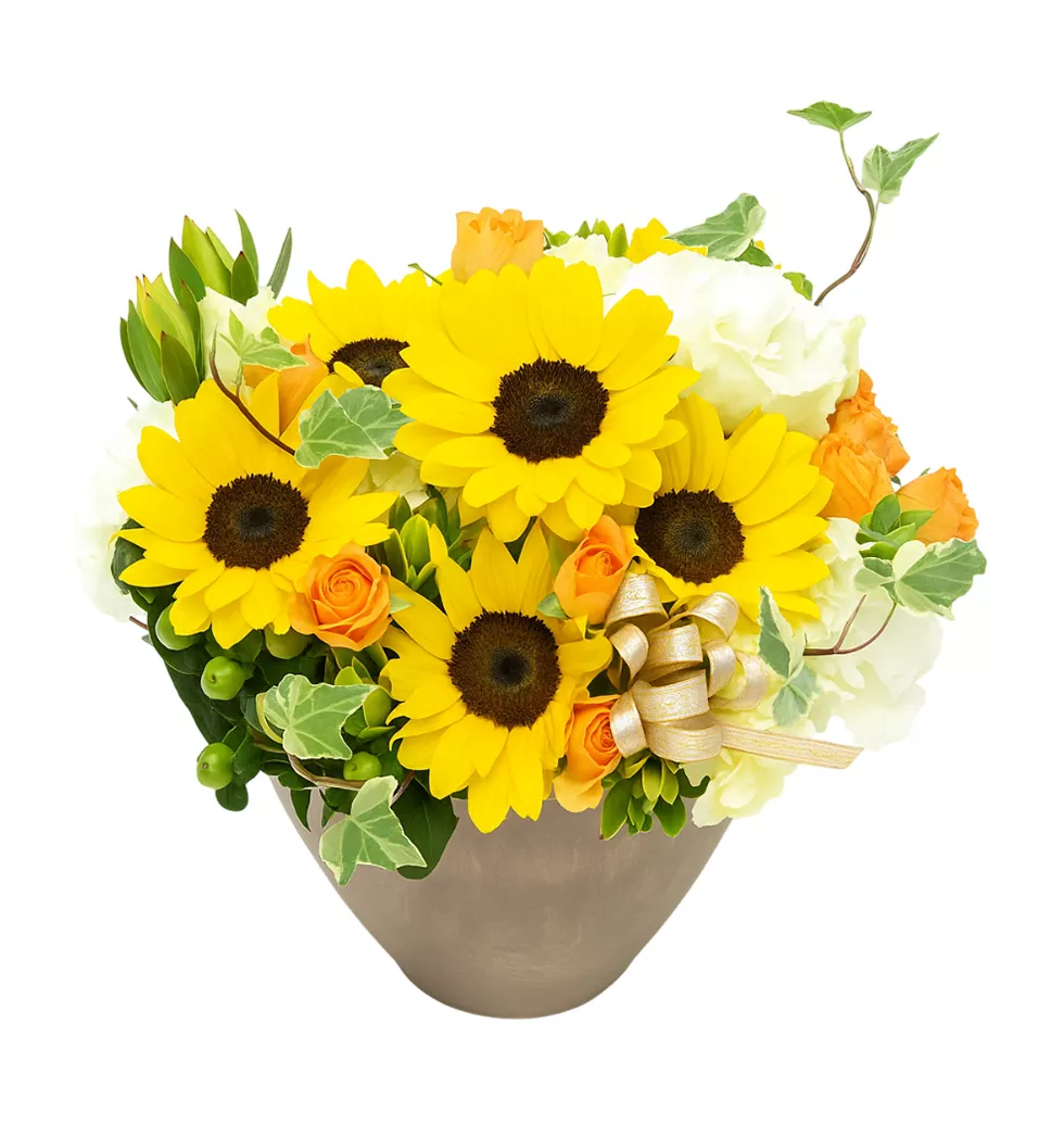 Bright and Beautiful Sunflower Display