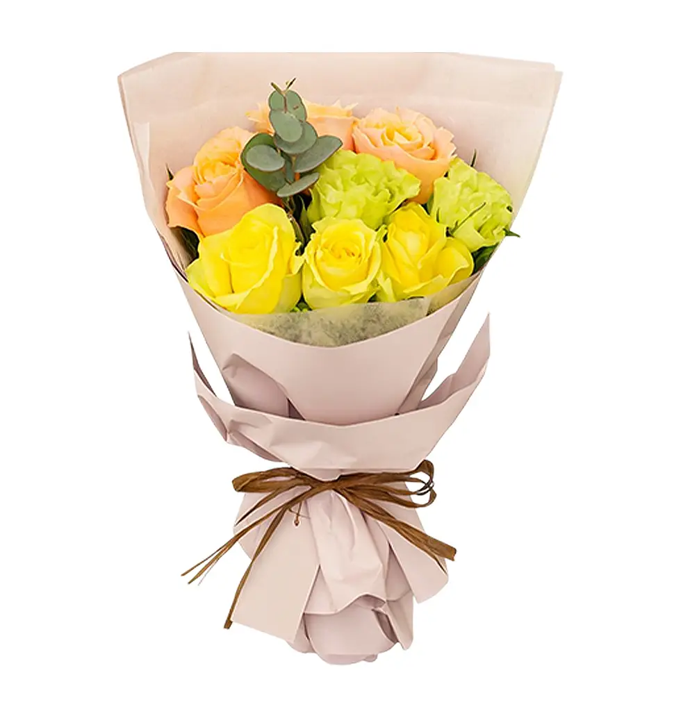 Fresh Radiance Rose Bouquet