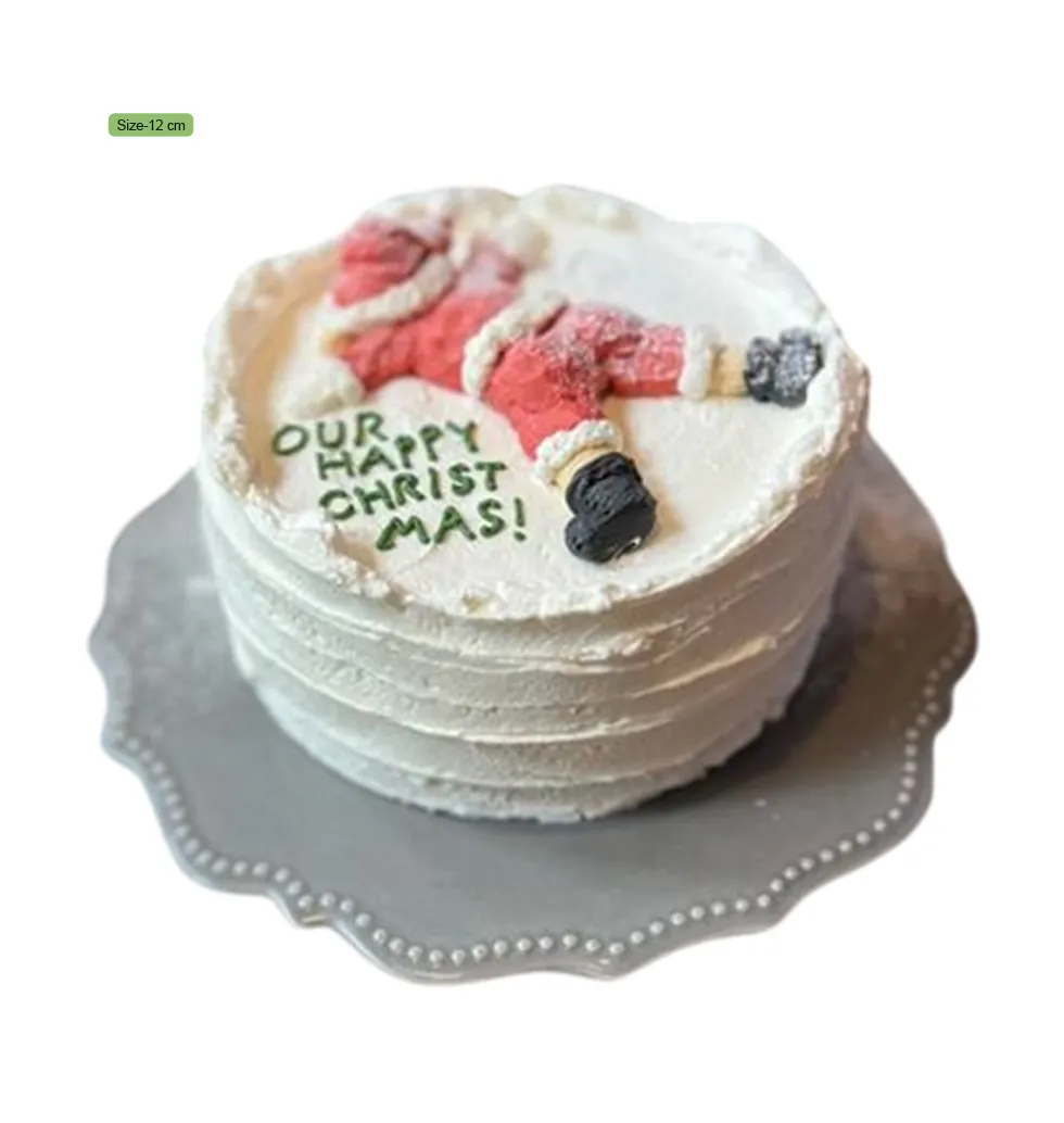 Santa’s Berry-Filled Snowy Cake Treat