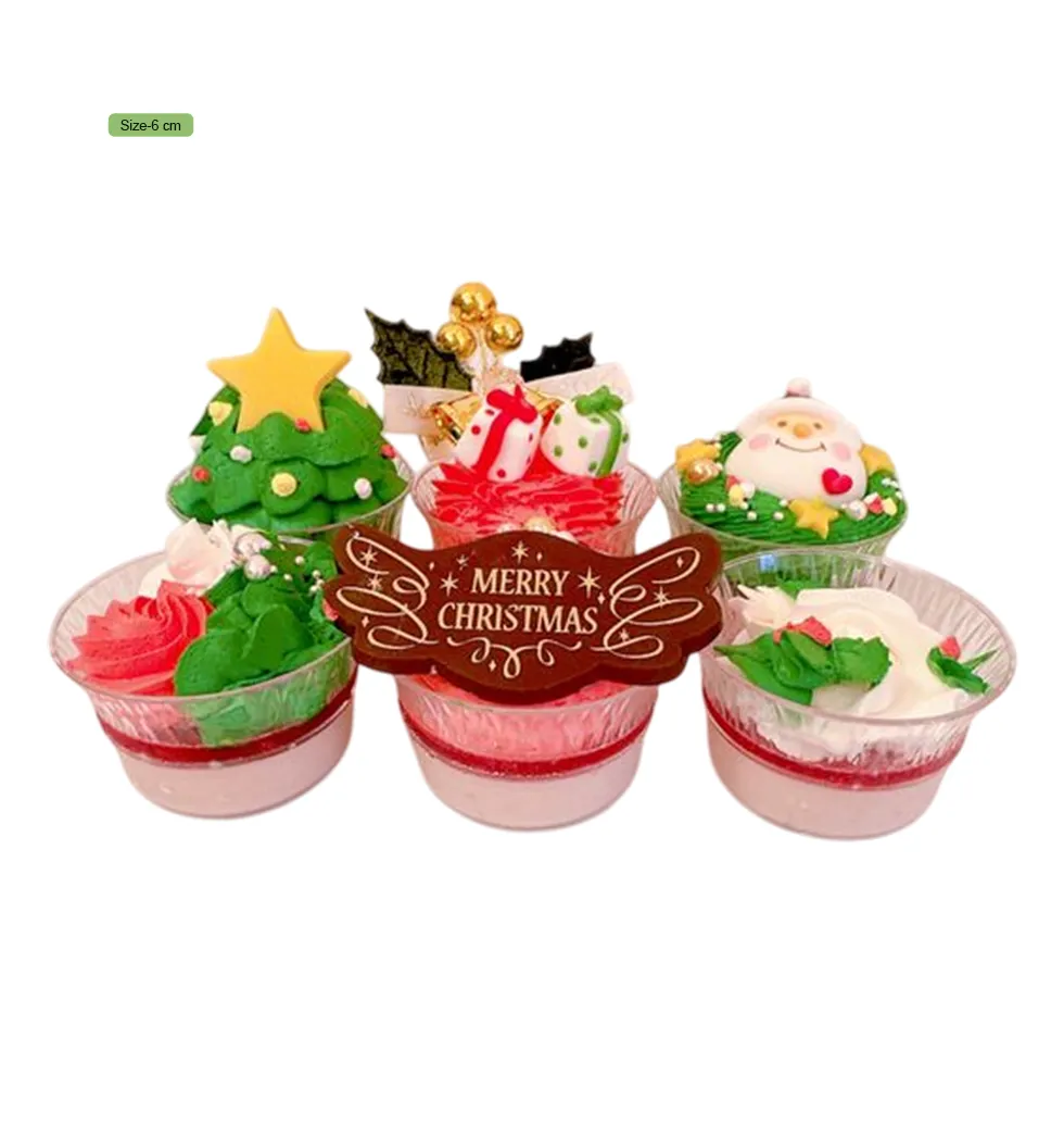 Christmas Strawberry Mousse Cake Delight